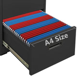 Filing Cabinet Anthracite 46x62x102.5 cm Steel - Extra Image