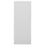 Office Cabinet Light Grey 90x40x102 cm Steel