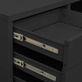 Office Cabinet Anthracite 90x40x102 cm Steel - Low Angle