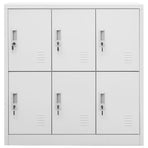 Locker Cabinet Light Grey 90x45x92.5 cm Steel