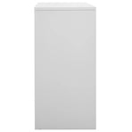 Locker Cabinet Light Grey 90x45x92.5 cm Steel