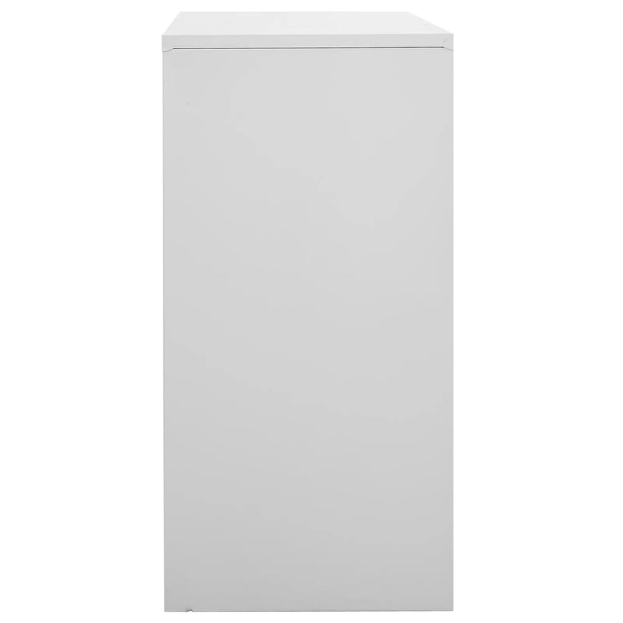 Locker Cabinet Light Grey 90x45x92.5 cm Steel