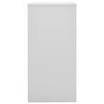 Locker Cabinet Light Grey and Green 90x45x92.5 cm Steel