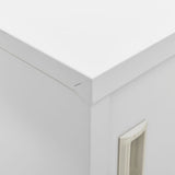 Locker Cabinet Light Grey 90x45x92.5 cm Steel - Close-Up Angle