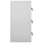 Locker Cabinet Light Grey and Green 90x45x92.5 cm Steel