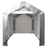 Storage Tent 180x300 cm Steel Grey - Front View