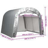 Storage Tent 300x300 cm Steel Grey