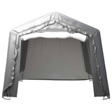 Storage Tent 300x300 cm Steel Grey - Front View