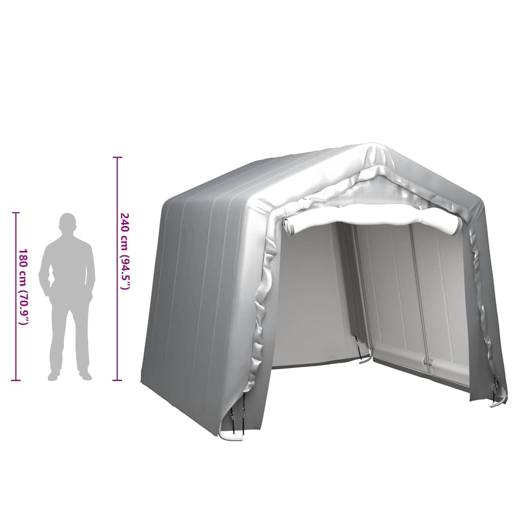 Storage Tent 300x300 cm Steel Grey