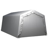 Storage Tent 300x600 cm Steel Grey - Top-Down View