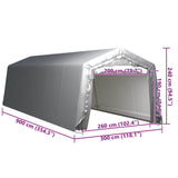 Storage Tent 300x900 cm Steel Grey
