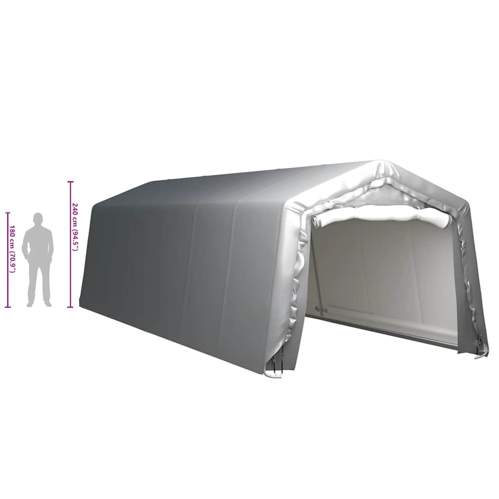 Storage Tent 300x900 cm Steel Grey