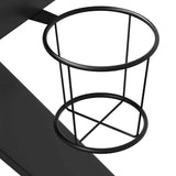 Gaming Desk with K Shape Legs Black 90x60x75 cm - Extra Image