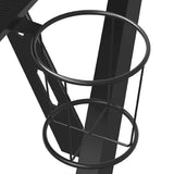 Gaming Desk with Y Shape Legs Black 90x60x75 cm - Close-Up Angle