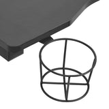 Gaming Desk LED with Y Shape Black 110x60x75 cm - Extra Image