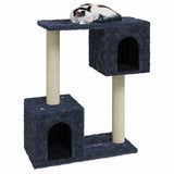 Cat Tree with Sisal Scratching Posts Dark Grey 60 cm