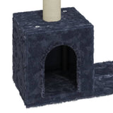 Cat Tree with Sisal Scratching Posts Dark Grey 60 cm - 45-Degree Angle