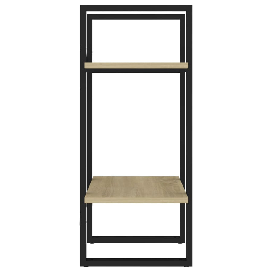 2-Tier Book Cabinet Sonoma Oak 40x30x70 cm Engineered Wood
