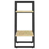 2-Tier Book Cabinet 40x30x70 cm Solid Pine Wood
