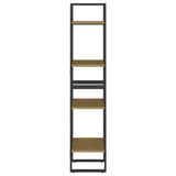 4-Tier Book Cabinet 40x30x140 cm Solid Pine Wood