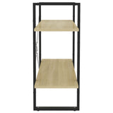 2-Tier Book Cabinet Sonoma Oak 80x30x70 cm Engineered Wood - 45-Degree Angle