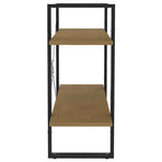 2-Tier Book Cabinet 80x30x70 cm Solid Pine Wood
