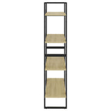 4-Tier Book Cabinet Sonoma Oak 80x30x140 cm Engineered Wood