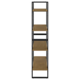4-Tier Book Cabinet 80x30x140 cm Solid Pine Wood