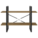 2-Tier Book Cabinet 100x30x70 cm Solid Pine Wood - 45-Degree Angle