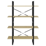 4-Tier Book Cabinet Sonoma Oak 100x30x140 cm Engineered Wood