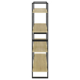 4-Tier Book Cabinet Sonoma Oak 100x30x140 cm Engineered Wood - Rear View