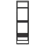 3-Tier Book Cabinet Grey 40x30x105 cm Engineered Wood