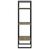 3-Tier Book Cabinet Sonoma Oak 40x30x105 cm Engineered Wood - Top-Down View