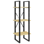 3-Tier Book Cabinet 40x30x105 cm Solid Pinewood