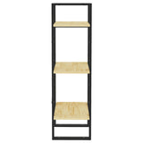 3-Tier Book Cabinet 40x30x105 cm Solid Pinewood
