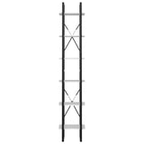 6-Tier Book Cabinet White 40x30x210 cm Engineered Wood