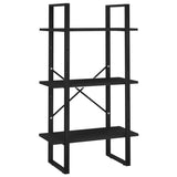 Storage Shelf Black 60x30x105 cm Engineered Wood - Front View