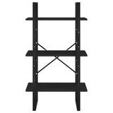 Storage Shelf Black 60x30x105 cm Engineered Wood