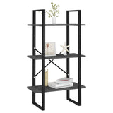 Storage Shelf Grey 60x30x105 cm Engineered Wood