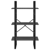 Storage Shelf Grey 60x30x105 cm Engineered Wood - 45-Degree Angle