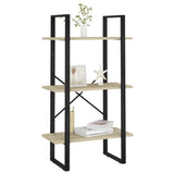 Storage Shelf Sonoma Oak 60x30x105 cm Engineered Wood