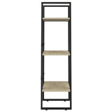 Storage Shelf Sonoma Oak 60x30x105 cm Engineered Wood - Rear View