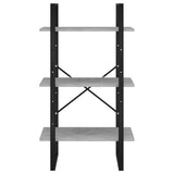Storage Shelf Concrete Grey 60x30x105 cm Engineered Wood