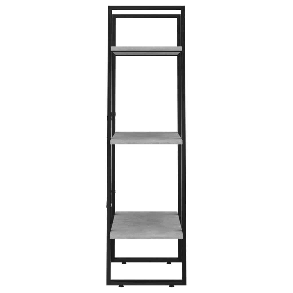 Storage Shelf Concrete Grey 60x30x105 cm Engineered Wood