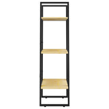 Storage Shelf 60x30x105 cm Solid Pine Wood - Rear View