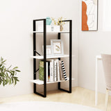 Storage Shelf White 60x30x105 cm Solid Pine Wood - Side View