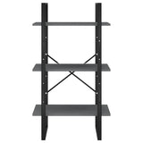 Storage Shelf Grey 60x30x105 cm Solid Pine Wood - Top-Down View