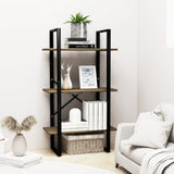 Storage Shelf 60x30x105 cm Solid Pine Wood - Side View