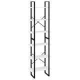 Storage Shelf White 60x30x210 cm Engineered Wood