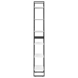 Storage Shelf White 60x30x210 cm Engineered Wood